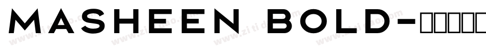 Masheen Bold字体转换